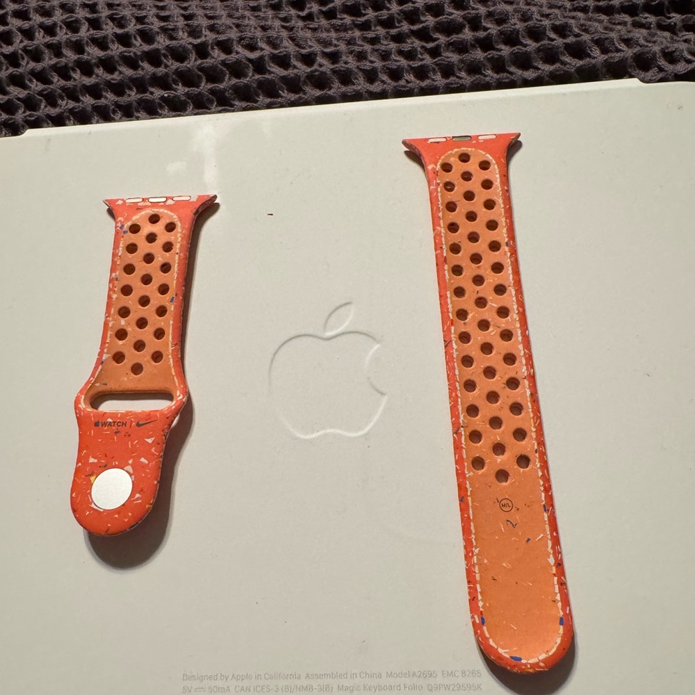 Apple Bright Orange Watch Strap - Picture 2 of 6
